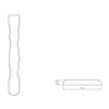 Nevada 4020/3 Balcony Board for Wooden Balconies Spruce 18 x