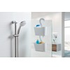 TATAY Polypropylene shower basket with hooks, multifunctional basket, allows you