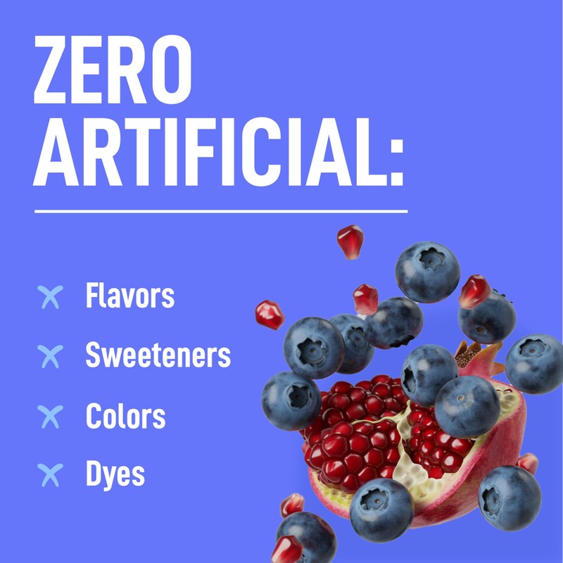 Keppi Electrolytes Powder Packets – Blueberry Pomegranate 30 Servings –