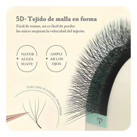 Blister Masscaku Extensiones De Pestañas Mink 5d W Shape