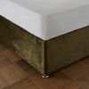 Catherine Lansfield Kingsley Matt Velvet Double Elasticated Divan Base Wrap
