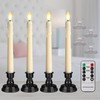 yunsheng Battery Operated LED Window Candles with Remote Timer, 8