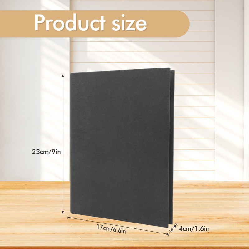 Skycase A5 Ring Binder Refillable - Black with Brown Refill