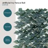 ECOOPTS Expandable Artificial Ivy Fence Wall Décor, Faux Dark Ivy