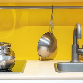 TANONE 15.79" X 197" Yellow Peel and Stick Wallpaper Self Adhesive Vinyl Decorative Film for Wallcovering Kitchen Countertops Cabinets Wardrobe Furniture