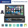 ESSGOO MP5 Player 7" Car Stereo Radio Bluetooth Touch Screen