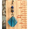 Bronze and Blue Dangle Earrings. Jewelry Earrings for Women #3298FE708