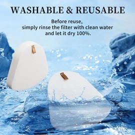 JYAILIFES CU510 CU512 Filter Replacement for Shark CU510 CU512 Stratos Ultralight Corded Stick Vacuum 2 Filters+4 Foam Felt Filters