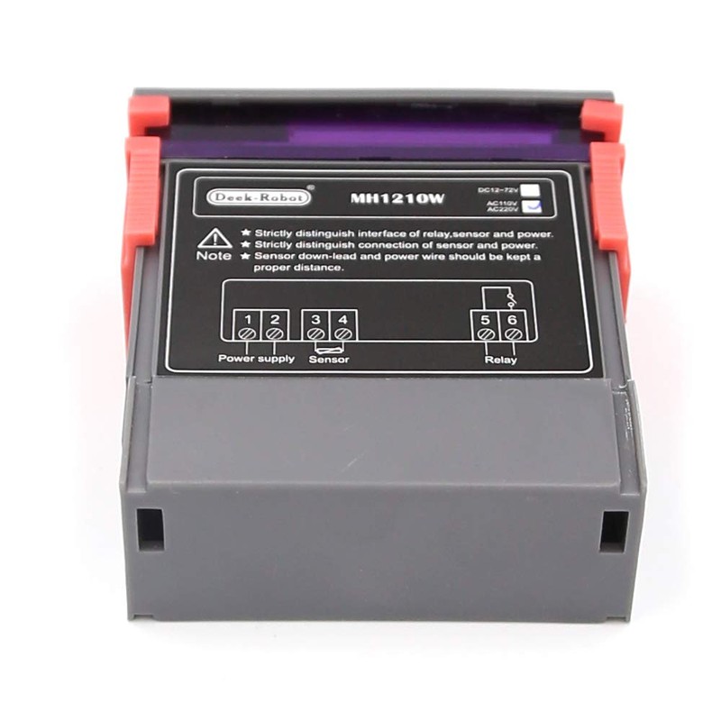 OBEST AC 10A/ 90V-250V Digital Temperature Control Digital Thermostat -50℃~110℃