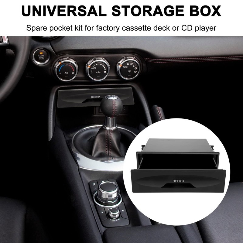 Nvanvmm Universal Car Storage Box -38 Single Layer Auto Single