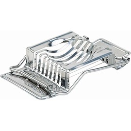 APS 88099 Eierschneider, 14,5 x 8 cm, Höhe 2,5 cm, Edelstahl, zum Längs- und Querteilen
