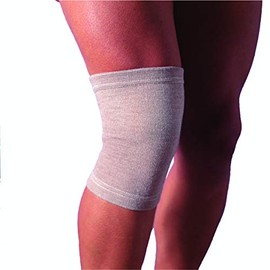 Body Assist Slip-On Elastic Knee Support, Beige Medium