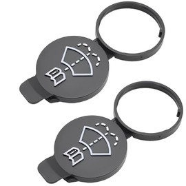 Fadbuds 2 Pcs Car Windshield Washer Bottle Cap, Replacement Windscreen Wiper Reservoir Fluid Tank Lid Nozzle Cover Universal Accessories For Most Vehicle Vauxhall Corsa Insignia Meriva B 13227300