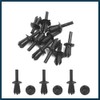 TUCKBOLD 10pcs 5mm Plastic Rivet Engine Trim Fastener Panel Retainer