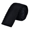 11Straps 織柄ニットタイ ネクタイ カジュアル ビジネス (黒)