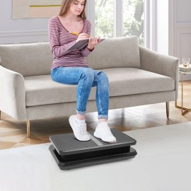 SENDERPICK Vibration Plate w/ Remote & Bands - 200W, 330lbs, 99 Speeds for Home Gym