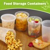 Dyrfolm 50 Pack Deli Containers with Lids,32oz Plastic Food Storage