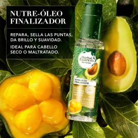 Aceite para cabello Herbal Essences Pequi & Aguacate, Óleo Finalizador, Nutre y Hidrata el cabello seco, 95ml