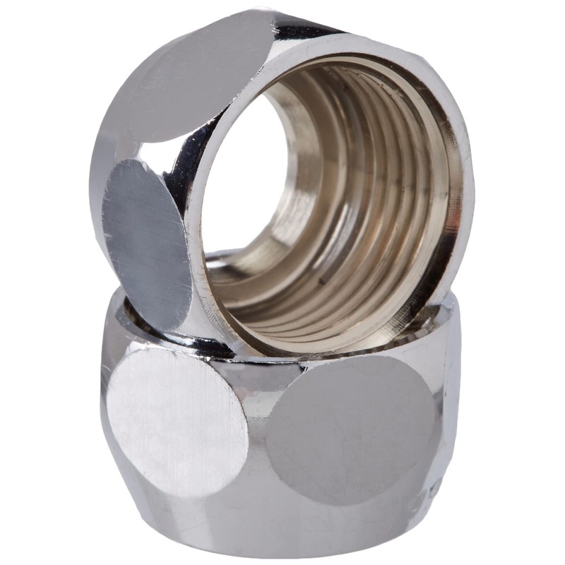 Schell 064370699 Double Socket Straight Coupling 3/8 x 3/8 Inch