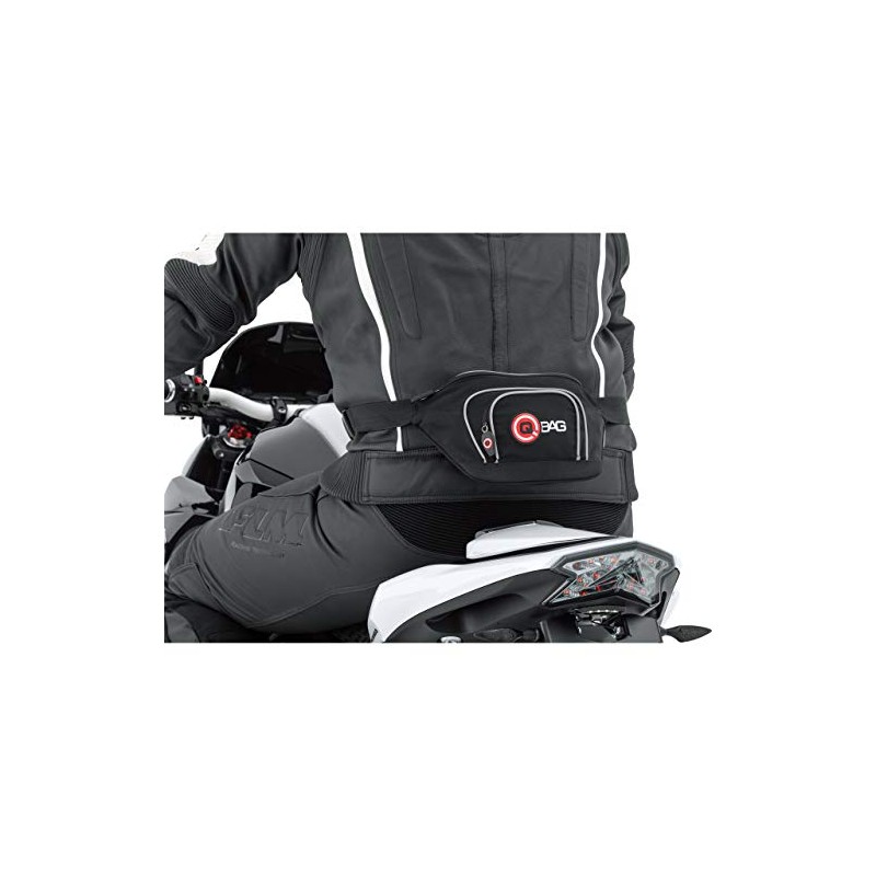 QBag Hip Bag Belt Bag - Black/Grey/White - 1L Storage