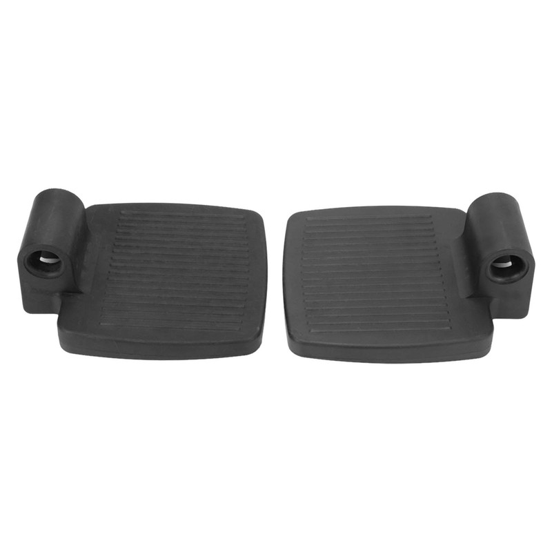 2pcs Wheelchair Footrests Professional Plastic Replacement Wheelchair Footplate Pedal Accessory