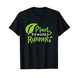 Plant Powered Vegan Marathon Runner T-Shirt