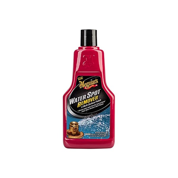 Meguiar's A3714 Water Spot Remover - Water Stain Remover and Polish for All Hard Surfaces, 16 oz