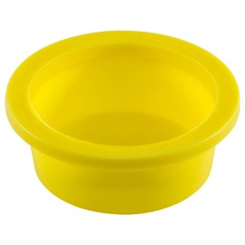 Caplugs WW-12 WW Series – Plastic Tapered Cap & Plug with Wide Thick Flange, 500 Pack, Yellow LD-PE, Cap OD 0.805" x Plug ID 0.975" Threaded and Non-Threaded Protection, Masking (99191385)