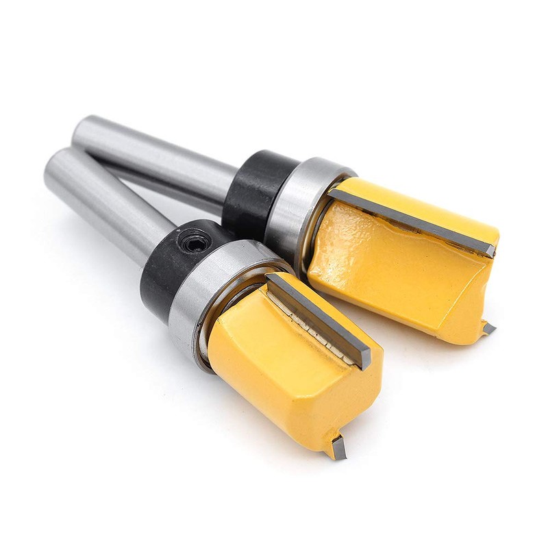 DingGreat 4Pcs 8mm Shank Flush Trim Pattern Template Router Bit