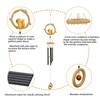 Fariita Resin Squirrel Wind Chimes for Outside 33 Inch Hanging