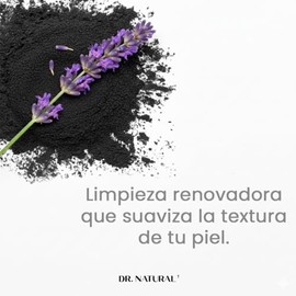 Dr. Natural Jabón Liquido Facial y para Cuerpo con Carbón Activado  Exfoliante Corporal y Facial  Natural, Vegano y Orgánico  Hecho de Plantas Con... 