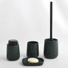 MSV Maonie Toilet Brush Ceramic Toilet Brush Set Matt Dark