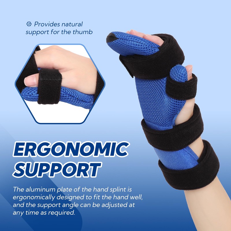 YiYame Resting Hand Splint Right and Left, Finger Splint &