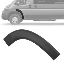HECASA Front Molding Wheel Trim Fender Flare Compatible with 2019-2022 Dodge Ram Promaster 1500 2500 3500 Door Molding Wheel Trim - Left Driver Side