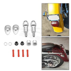 21ST Rear Turn Signal Light Relocation Kit For Harley 2003-2015 Softail Standard FXST