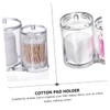 Ciieeo Multifunctional Cotton Pad and Swab Storage Box Lid Organizer