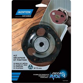 Norton Kit Avos 1 Angle Grinder Tray with 5 discs Diameter 115 mm Assorted Grits