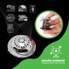 SinkShroom Ultra Revolutionary Bathroom Sink Drain Protector, Stainless Steel with