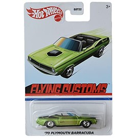 Hot Wheels '70 Plymouth Barracuda, [Green] Flying Customs