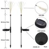 2 Pack Solar Garden Lights, 120 LED Solar Firework Lights