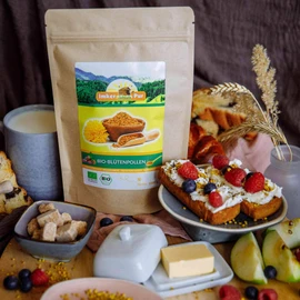 Organic Bee Pollen Premium Beekeeper Quality 500 g Completely Residue-Free, Sweetish Mild