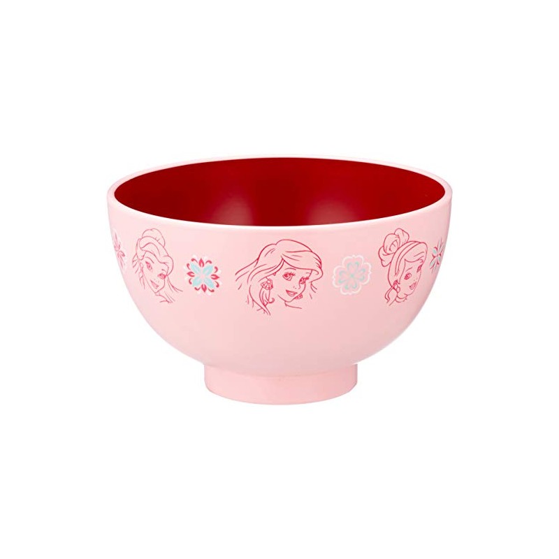 New Disney Princess Painted Soup Bowl Medium Kids Tableware Pink