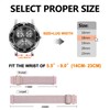 BISONSTRAP Stretchy Nylon Watch Band, Adjustable Buckle Loop Bands, Quick