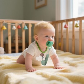 Sujetachupetes Cadena Anticaída Para Juguetes,Sujetadores para Chupete,Para Padres Guarderias Viajes Paseo Coche Compras Familia Juego Parque Casa
