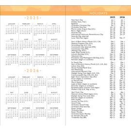 2025-26 Soleil 2-Year Pocket Planner (24-Month Calendar)