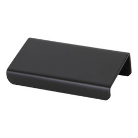 RCH Hardware PL-SS161-50 Solid Stainless Steel Modern Finger Edge Pull, 2 3/4 Inch, Matte Black (2 Pack)