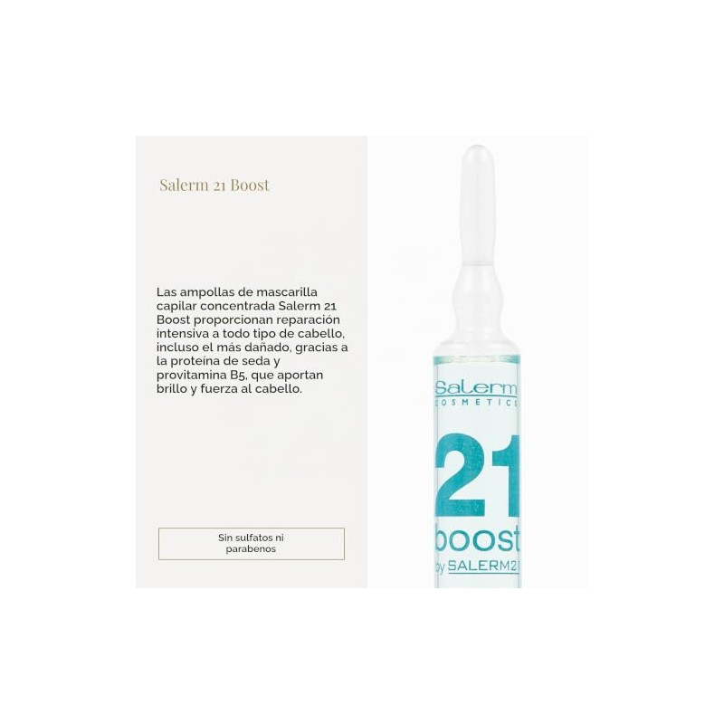 Salerm 21 Boost Concentrated Hair Musk, 0.44 Ounce13 ml (Pack