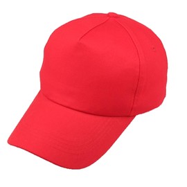 N-KONGJIAN Cotton Baseball Cap Hat for Men Women, Adjustable Hat, Quick Drying Sun Hats, UV Protection Sport Cap (Red)