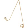 Bard's Shiny Gold-toned Wall Mountable Plate Hanger, 10" H x