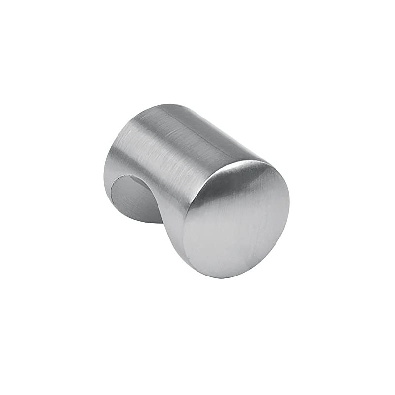 Hermex PER-031, Perilla estilo Cilindro, niquel satinado